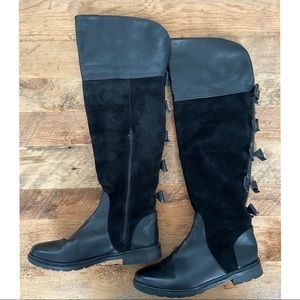 🤩FABIANELLI over the knee suede & leather boots.